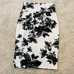 Flower Pencil Skirt